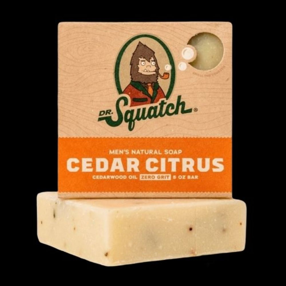 Dr. Squatch Cedar Citrus Bar Soap 5oz. (2 Bars)